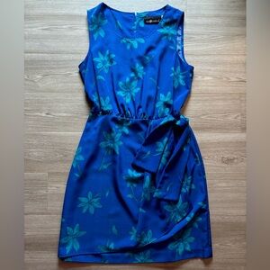 Sag Harbor Blue Sleeveless Midi Sundress